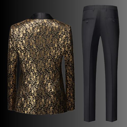 Imperial Gold™ Regal Jacquard Suit