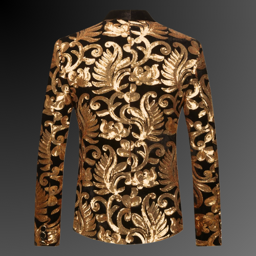 Gold Velvet Royal Suit