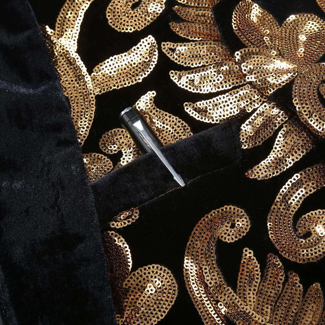 Gold Velvet Royal Suit