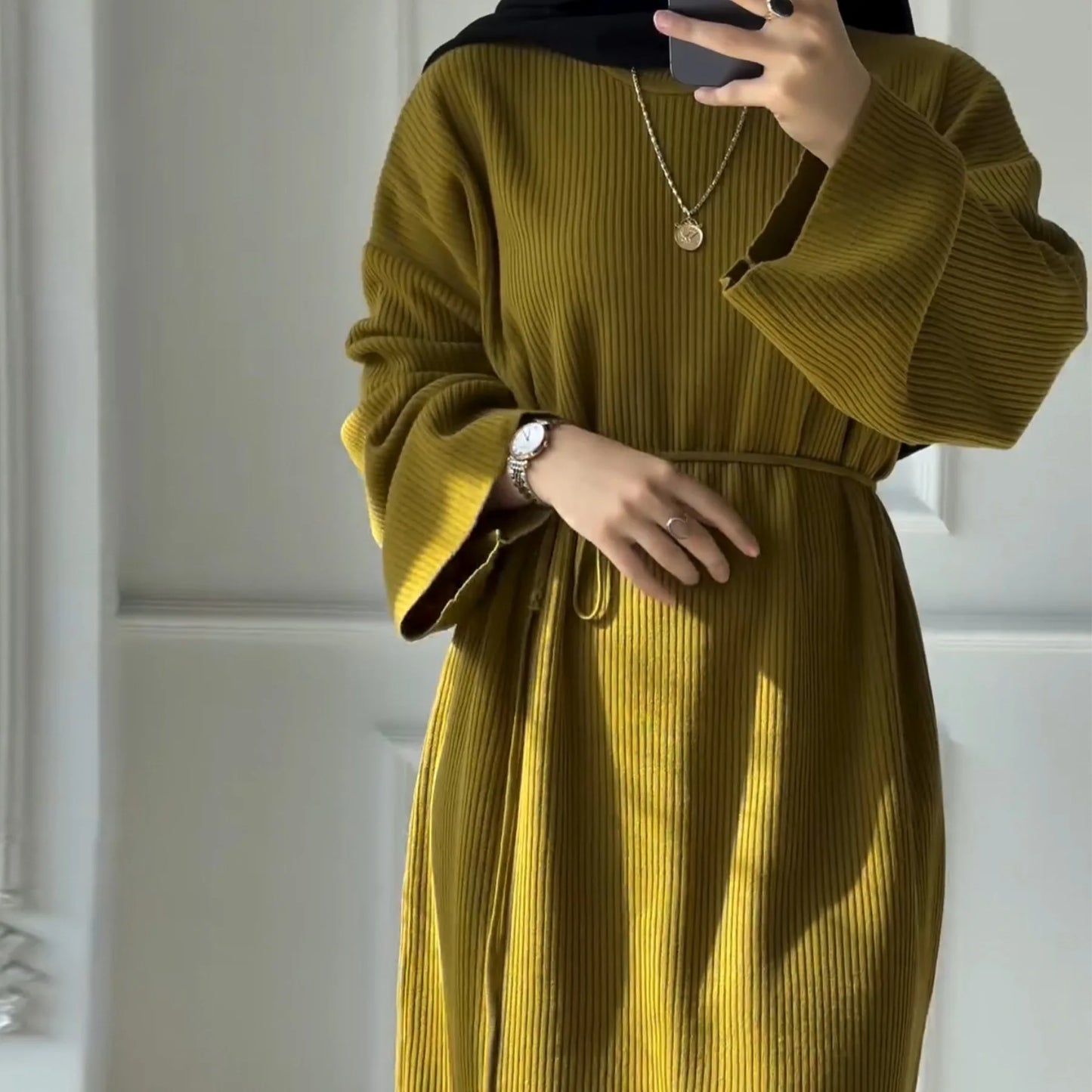 Winter Luxe Knitted Abaya™
