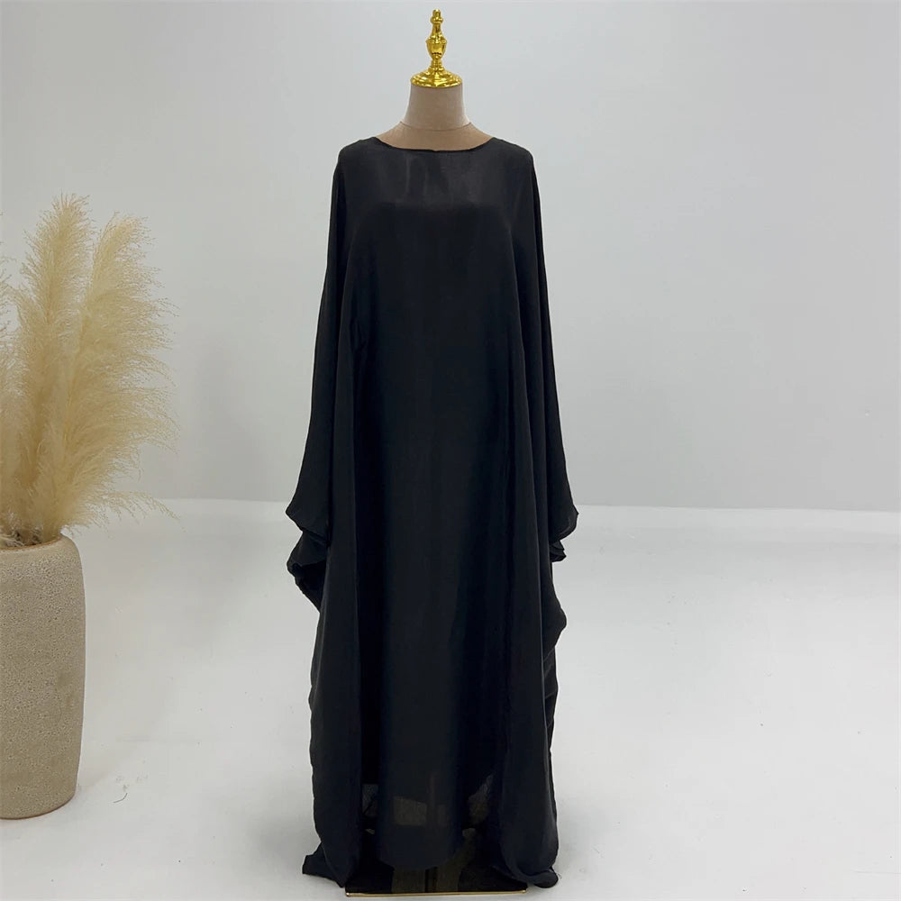 Radiant Satin Elegance Abaya Set™