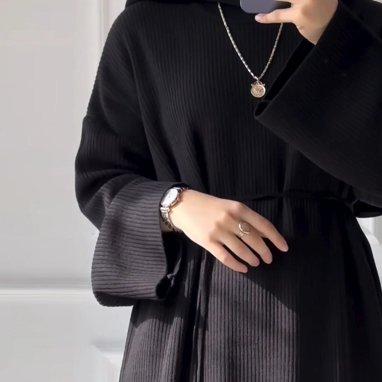 Winter Luxe Knitted Abaya™