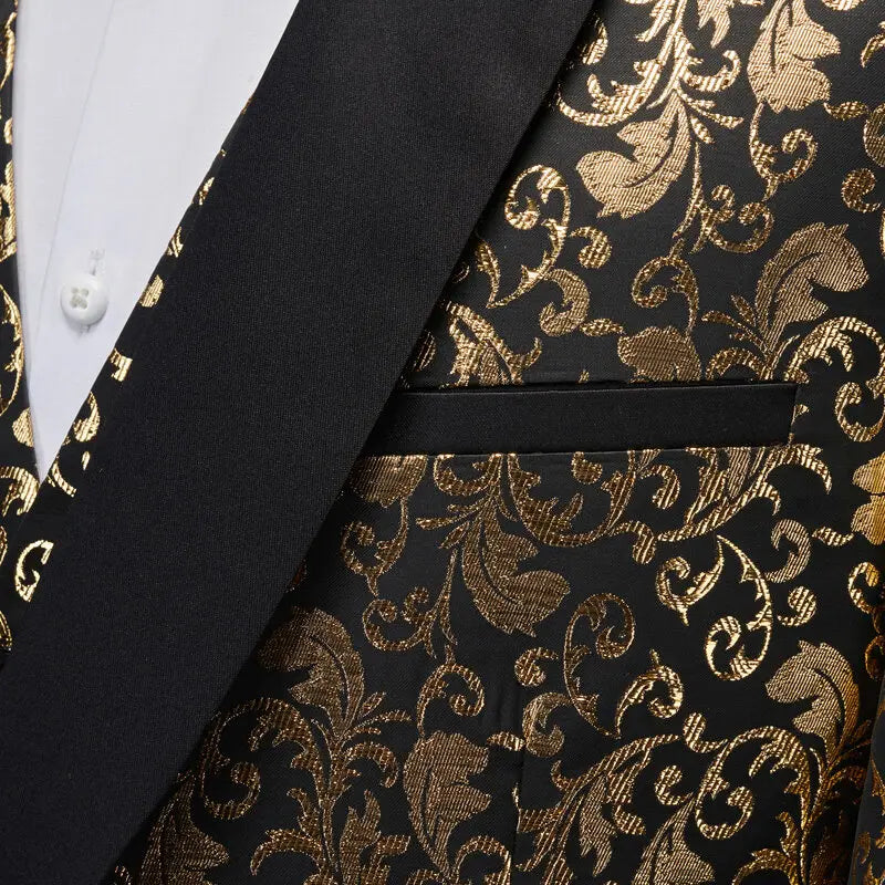 Imperial Gold™ Regal Jacquard Suit