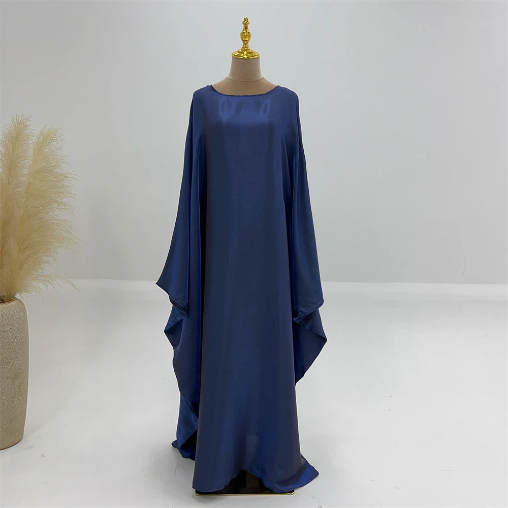 Radiant Satin Elegance Abaya Set™